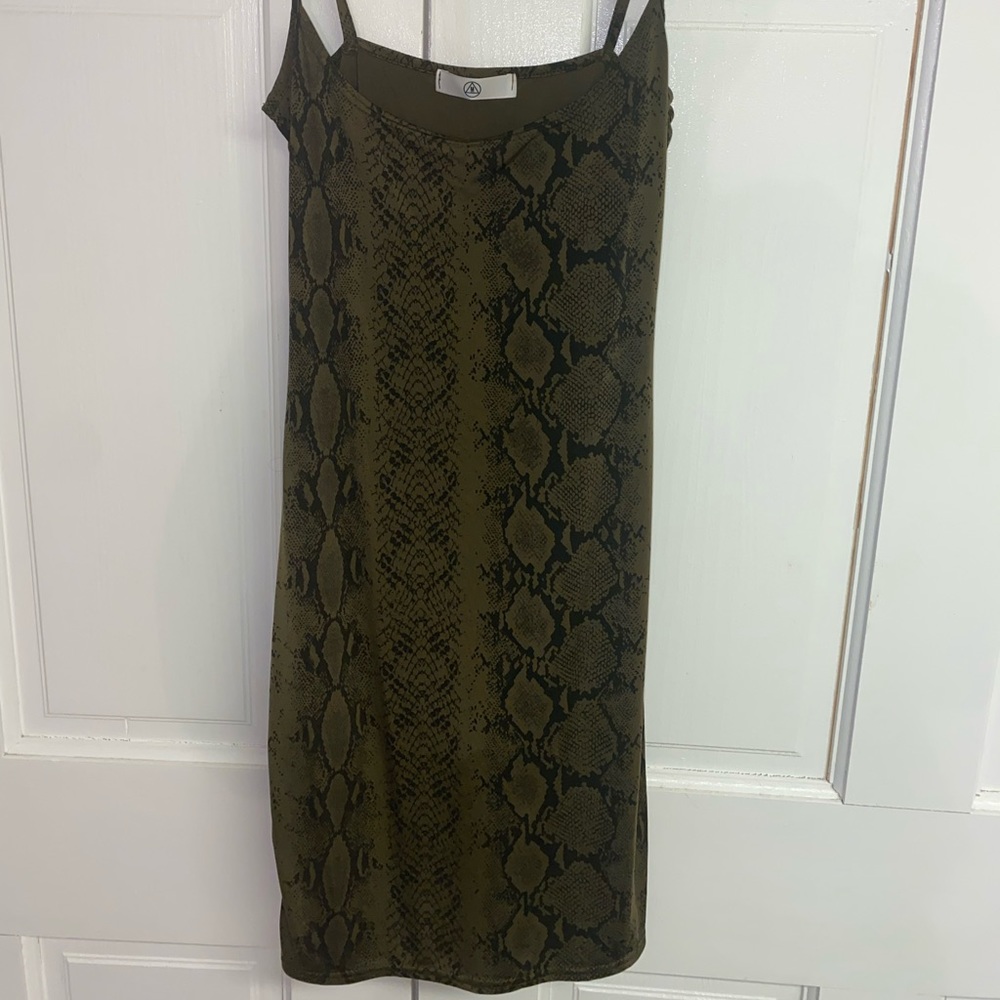 Animal Print Mini Dress